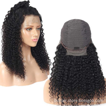 Deep Wave Front Lace Wig Wet Wave Real Human Hair Wig Suitable for Women Brazilian Real Human Hair Front Lace Wig With Baby Hair